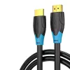 HDMI kabelis Vention 1 m juodas 18 Gbit/s 2.0