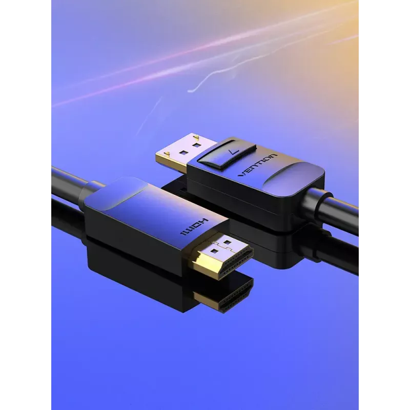 Vention DP į HDMI laidas 1,5 m juodas DisplayPort HDMI 1,5m