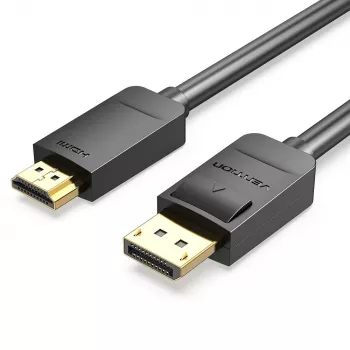 Vention DP į HDMI laidas 1,5 m juodas DisplayPort HDMI 1,5m