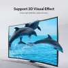 Vention nešiojamas HDMI laidas 0,5 m juodas HDMI 2.0 18 Gbit/s