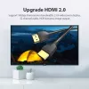 Vention nešiojamas HDMI laidas 1 m juodas 2.0 18 Gbit/s