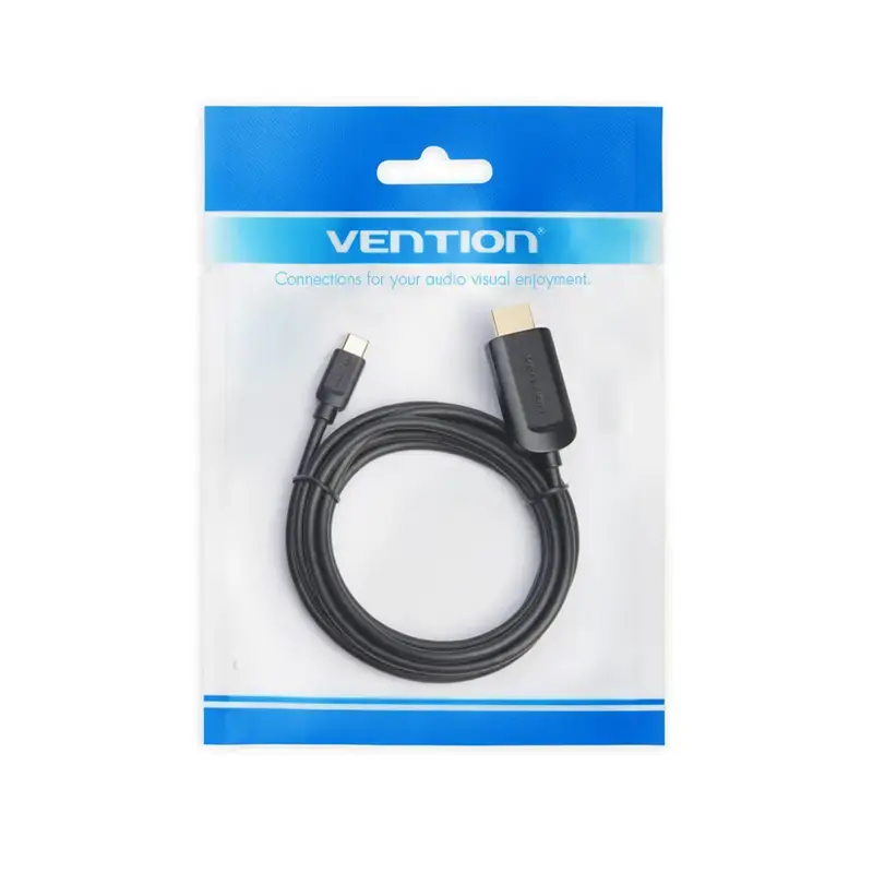 Vention Type-C į HDMI laidas 2 m juodas USB Type-C HDMI