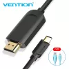 Vention Type-C į HDMI laidas 2 m juodas USB Type-C HDMI