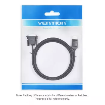 Vieno galo DisplayPort į DVI laidas Vention HAFBH — DisplayPort → DVI, 1 m, juodas, 5,2 mm