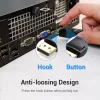 Vieno galo DisplayPort į DVI laidas Vention HAFBH — DisplayPort → DVI, 1 m, juodas, 5,2 mm