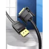 Vieno galo DisplayPort į DVI laidas Vention HAFBH — DisplayPort → DVI, 1 m, juodas, 5,2 mm