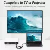 Vention Flat HDMI į VGA keitiklis 0,15 m juodas VGA D-Sub HDMI Type A
