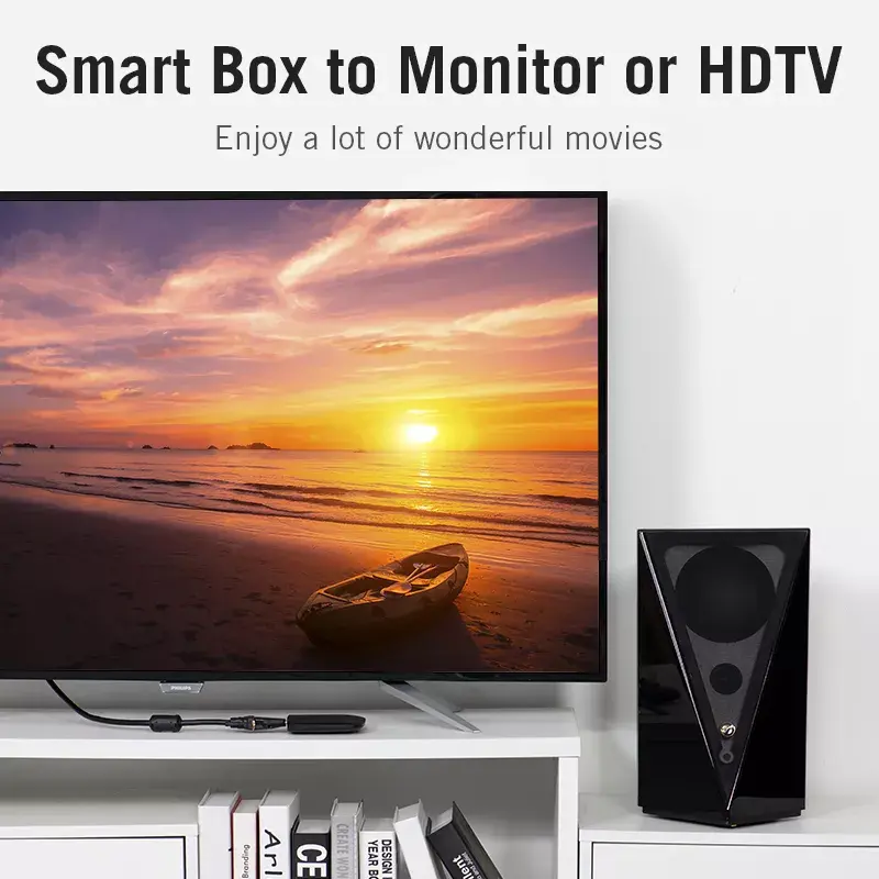 HDMI į VGA keitiklis Vention AIDB0 1080p Juodas