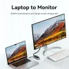 Vienos krypties HDMI į VGA keitiklis Vention 0,15 m juodas