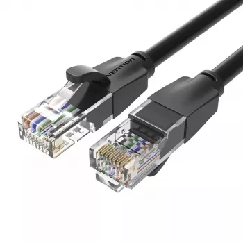 Tinklo kabelis Vention Cat.6 UTP patch kabelis RJ-45 20 m, juodas