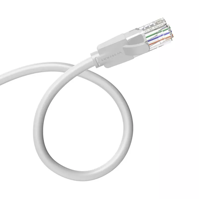 Vieno tinklo kabelis Vention Cat.6 UTP Patch Cable RJ-45 5M Pilka