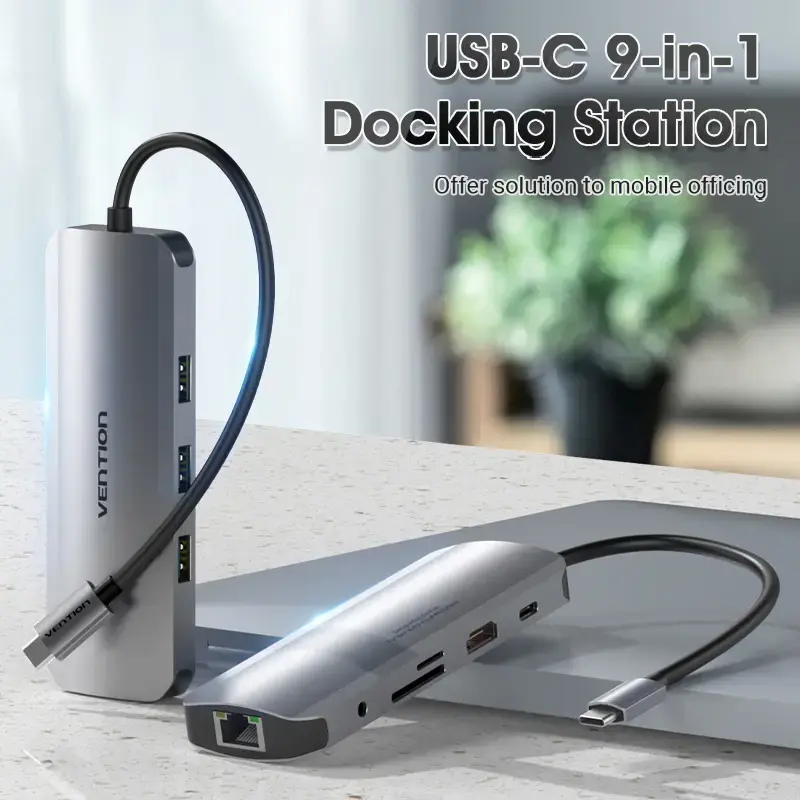 Vention TOLHB USB-C šakotuvas, 0,15 m
