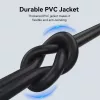Vention USB 2.0 A (vyriškas) į C (vyriškas) 3A laidas 0,25 m juodas