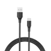 Vention USB 2.0 A (vyriškas) į C (vyriškas) 3A laidas 0,25 m juodas
