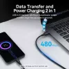 Vention USB 2.0 A (vyriškas) į C (vyriškas) 3A laidas 0,25 m juodas