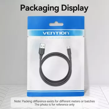 Vention USB 2.0 A (vyriškas) į Micro-B (vyriškas) 2A kabelis 2 m juodos spalvos
