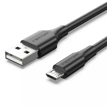 Vention USB 2.0 A (vyriškas) į Micro-B (vyriškas) 2A kabelis 2 m juodos spalvos