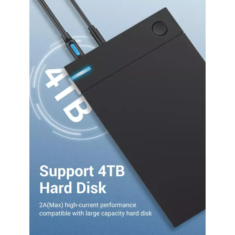 Vention USB 3.0 A-B laidas 3 m — USB 3.2 Gen 1 (5 Gbit/s), juodas, nikeliuotos jungtys
