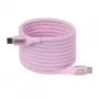 CLUB3D USB-C magnetinė ritė 240W rožinis kabelis 2m USB 2.0