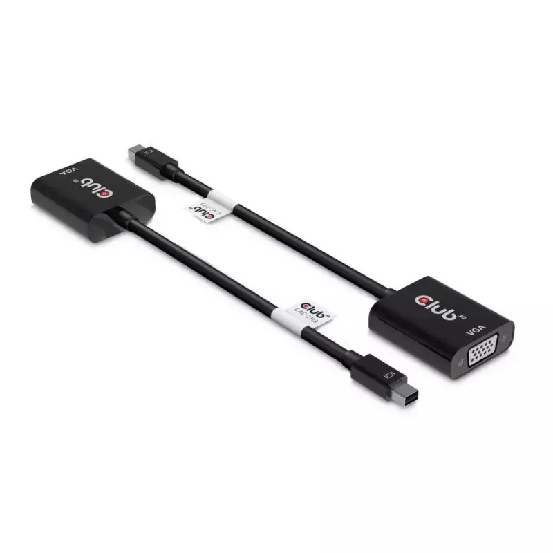 CLUB3D CAC-2113 MiniDisplayPort™ į VGA aktyvus adapteris, juodas