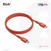CLUB3D CAC-1515 USB2.0 Type-C abipusis USB-IF sertifikuotas laidas 480 Mb/s, PD 240 W (48 V/5 A) EPR M/M 4 m / 13,13 pėdų