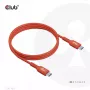 CLUB3D CAC-1515 USB2.0 Type-C abipusis USB-IF sertifikuotas laidas 480 Mb/s, PD 240 W (48 V/5 A) EPR M/M 4 m / 13,13 pėdų