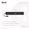 CLUB3D 10-1 Nešiojamas Dock USB Type-C 10Gbps į HDMI 8K30Hz PD3.1 Max. 140W