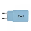 CLUB3D 2 vnt. USB-C 30 W baltas įkroviklis, vidaus, AC, mėlynas