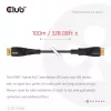 CLUB3D CAC-1394 Ultra High Speed AOC laidas 4K120Hz/8K60Hz vienakryptis M/M 100m