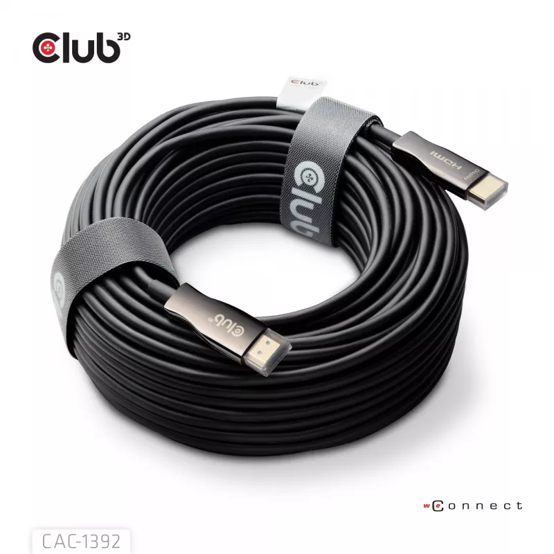 CLUB3D HDMI™ Hybrid AOC laidas 8K60Hz/4K120Hz 30m / 98.42 ft