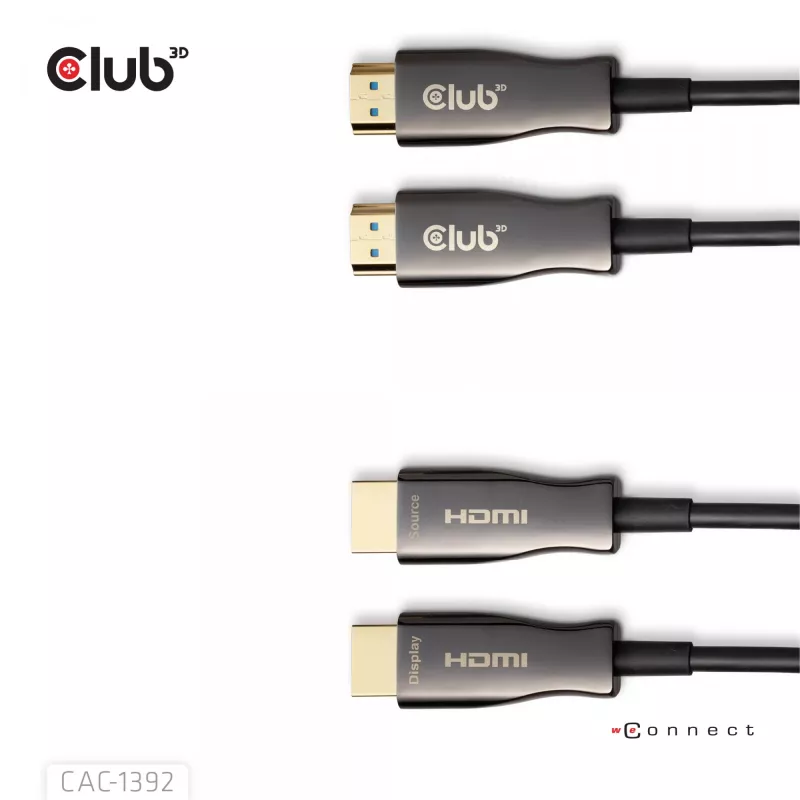 CLUB3D HDMI™ Hybrid AOC laidas 8K60Hz/4K120Hz 30m / 98.42 ft