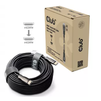 Club 3D HDMI Hybrid AOC laidas 8K60Hz / 4K120Hz 50 m, HDMI Type A kištukas–kištukas