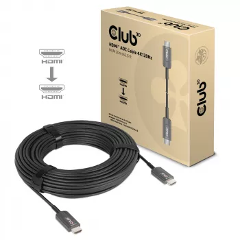 CLUB3D Ultra High Speed HDMI™ sertifikuotas aktyvus optinis laidas 4K120Hz/8K60Hz vienakryptis M/M 20m