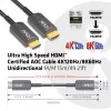 CLUB3D Ultra High Speed HDMI™ sertifikuotas aktyvus optinis kabelis 4K120Hz/8K60Hz vienakryptis M/M 15m