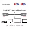 CLUB3D Ultra High Speed HDMI™ sertifikuotas aktyvus optinis kabelis 4K120Hz/8K60Hz vienakryptis M/M 15m