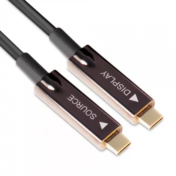 CLUB3D USB Gen 2 Type C aktyvus optinis kabelis A/V vienakryptis M/M 20 m