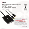 CLUB3D CAC-1130-A Mini DisplayPort į Dual Link DVI aktyvus adapteris (HDCP OFF versija, skirta Apple Cinema Displays)