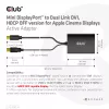CLUB3D CAC-1130-A Mini DisplayPort į Dual Link DVI aktyvus adapteris (HDCP OFF versija, skirta Apple Cinema Displays)