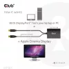 CLUB3D CAC-1130-A Mini DisplayPort į Dual Link DVI aktyvus adapteris (HDCP OFF versija, skirta Apple Cinema Displays)