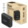 CLUB3D kelioninis įkroviklis 100W GaN technologija, keturi USB prievadai (2x Type-A ir 2x Type-C), Power Delivery (PD) 3.0 palaikymas