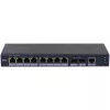 Valdomas L2 Gigabit Ethernet jungiklis Dahua Technology SG4010-2F, 8 prievadai, 2 SFP, juodas