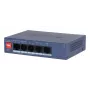 Dahua Technology CS4005-4ET1GT-36 tinklo jungiklis, valdomas L2, Gigabit Ethernet (10/100/1000), Power over Ethernet (PoE), mėlynas