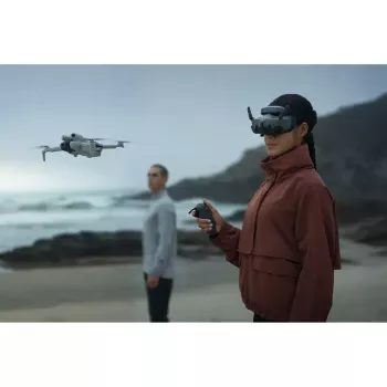 Nuotolinio valdymo pultas DJI RC Motion 3 Pilka su 2600 mAh įmontuota baterija, 10 h veikimo laikas, suderinamas su Avata 2 / Mini 4 Pro / Air 3 / Goggles 3
