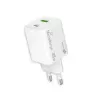 MediaRange MRMA113-2 USB-C 45 W kroviklis su USB-A, baltas, 100–240 V