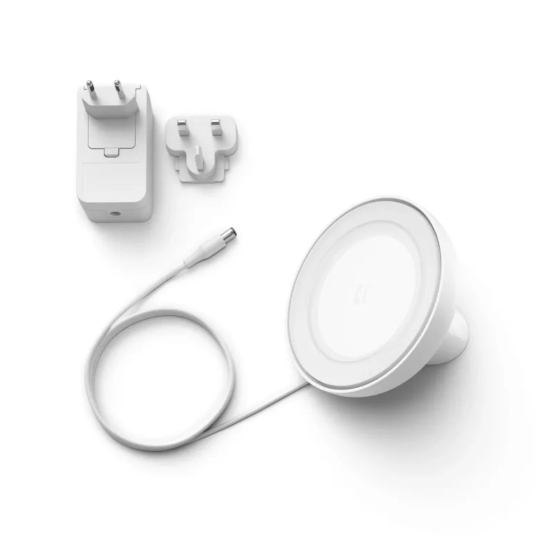 Philips Hue White and colour ambience Bloom stalinė lempa, išmanioji lempa, ZigBee, balta, įmontuotas LED, metalas, nekeičiama lemputė