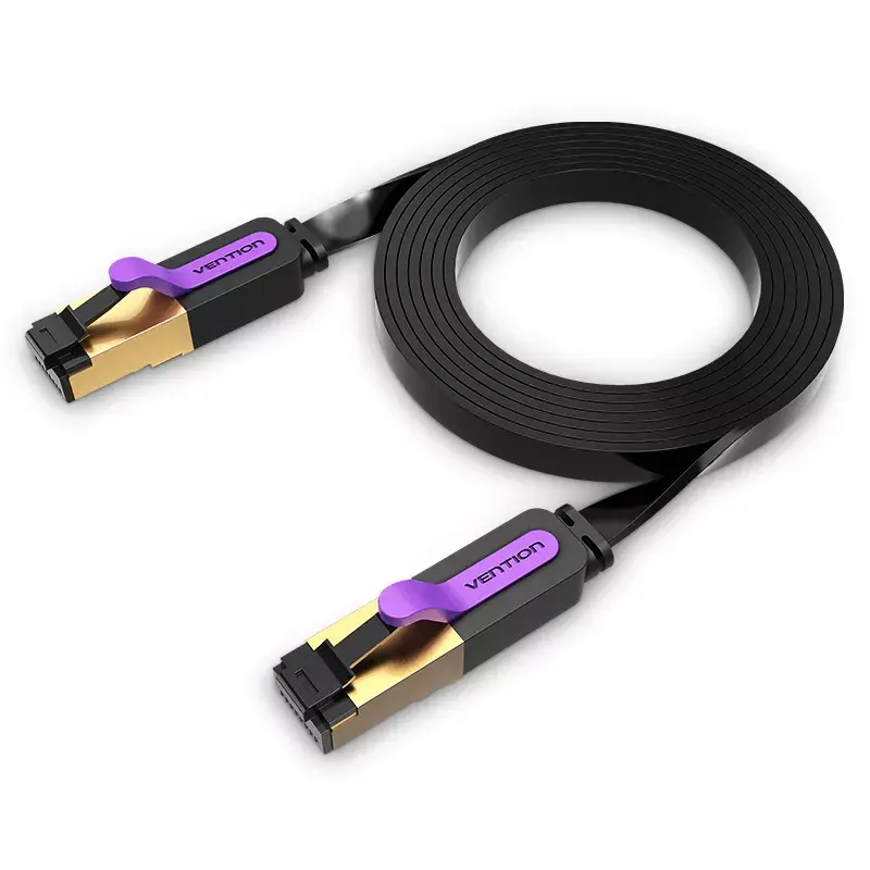 Vention Flat Cat.7 Patch Cable 3M Juodas