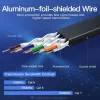 Vention Flat Cat.7 Patch Cable 3M Juodas