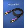 Vention Flat Cat.7 Patch Cable 3M Juodas