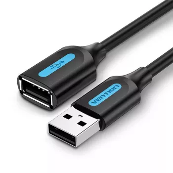 Vention USB 2.0 A lizdo prailginimo laidas 2 m juodas PVC