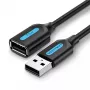 Vention USB 2.0 A lizdo prailginimo laidas 2 m juodas PVC